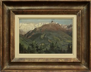 Franz Xaver Weidinger (1890-1972) Voralpenlandschaft